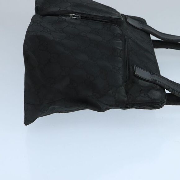 Gucci Gg Canvas Black Canvas Shoulder Bag (Pre-Owned) - Picture 3 of 16